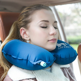 超软U型枕头TPU充气枕 护颈椎旅行枕办公室午睡护颈护脖子U型枕