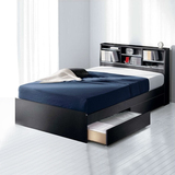 【轩然家居】宜家板式家具带抽屉平板床/单人床/双人床储物高箱床
