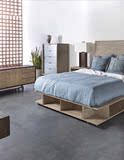 MrsCASA㊣进口家具高端品牌北欧风 美式现代简约 实木床 双人床