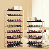 简易鞋架多层组装实木鞋柜防尘宜家木质小鞋架子收纳架置物架特价