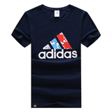 Adidas2016夏季新品阿迪达斯短袖NEO圆领休闲T恤男透气运动服
