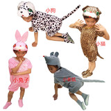 儿童成人动物表演服小猫小狗小老鼠小白兔幼儿六一舞台演出服夏装