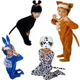 儿童成人亲子动物演出服装小老鼠小猫小狗小兔子话剧舞台表演服装