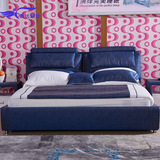 布床cbd慕斯同款可拆洗双人床1.5米1.8米储物床简约现代布艺婚床