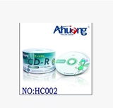 亚皇（Ahuang)光盘 原料CD-R 52速 700MB CD空白刻录盘 50片装