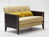 纯实木沙发组合橡木简约北欧木质客厅家具三人位皮艺原木布艺沙发
