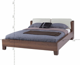 纯实木双人床 进口红橡木大床 简约现代1.5 1.8米床 美式全实木床