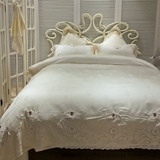 欧式公主风蕾丝床上四件套浪漫法式天丝四件套床单式床品套件春夏