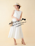 日本代购 MERCURYDUO 5月新款 针织两件套百褶连衣裙