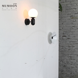 米兰梦/目月高端系列 北欧创意个性床头壁灯卧室过道楼梯墙灯