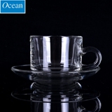 泰国ocean咖啡杯海洋进口玻璃星巴克咖啡杯 奶茶杯情侣套装欧式