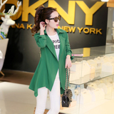 2016夏季女装外衣 韩版中长款薄外套气质显瘦大码休闲女士防晒衣