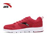安踏男鞋跑步鞋运动鞋网面透气运动鞋正品2016新款秋季休闲鞋红色