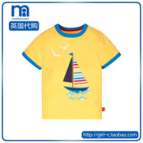 英国Mothercare正品代购童装2016男女童宝宝新款小船图案短袖T恤