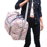 时尚折叠手提单肩旅行包大容量防水行李包旅行袋待产包储物包新款