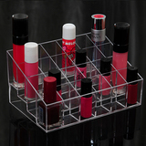 包邮桌面化妆品收纳盒透明创意桌面收纳盒化妆盒亚克力口红收纳盒