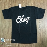 【四钻福利】Obey Jordaan Script T-Shirt 简约 logo 短袖 T恤