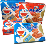 5盒包邮香港出品哆啦A梦焦糖饼干原味/咖啡味168g新年情人节礼物