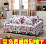 新款包邮多功能布艺沙发床1.8米实木折叠1.5米2米双人小户型
