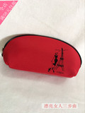 欧莱雅化妆包专柜新款赠品包红色化妆包 收纳包手拿包