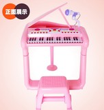 灿辉益智儿童玩具多功能音乐电子琴钢琴玩具带唱歌麦克风早教礼物