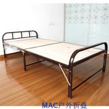 MAC 折叠床单人午休床隐形木板床双人1.9米实木床加固简易铁架床