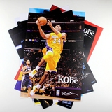 NBA全明星篮球球星 科比海报 8张压纹海报 贴纸壁画墙贴