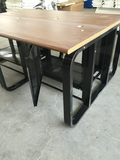 木板台式面专用家用网咖钢化玻璃游戏网吧桌椅一体机电脑桌椅桌子