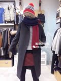 【韩国直发】韩国休闲品牌专柜正品代购 时尚女款毛呢大衣外套