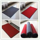 红灰双条纹门口防滑垫厨房间地垫室外垫PVC塑胶入户除尘防滑地毯