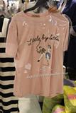 2016韩国东大门代购进口女装春装新款 Basquiat 圆领短袖甜美T恤