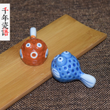 日本进口筷架日式陶瓷小摆件筷子架筷子托陶瓷筷架筷托礼物餐具架
