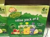 澳洲代购直邮 Rafferty’s Garden宝宝果泥6袋一盒 婴儿辅食