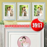 婚纱照相框韩式儿童相框客厅卧室结婚照相框24寸创意组合挂墙相框