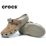 正品代购crocs洞洞鞋卡洛驰男鞋尤肯凉拖鞋休闲沙滩鞋男凉鞋cross