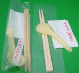 一次性餐具包一次性筷子竹 塑料快餐勺一次性筷子四件套装1000套