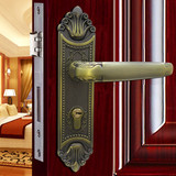 青古铜欧式美式门锁室内门锁卧室套装门锁房门实木门锁