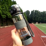 日本优之负离子大容量水杯健身塑料水瓶随手便携运动学生儿童水壶