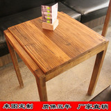 漫咖啡桌椅供应商loft纯老榆木门板复古做旧桌椅家具厂家直销现货