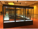 北京精品钛合金展柜　天津玻璃柜　礼品柜　工艺柜　定做展示柜