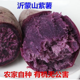沂蒙山大小紫薯生地瓜新鲜紫番薯农家自种香甜紫番薯5斤装 包邮