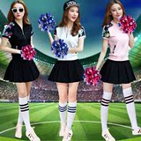2016夏季新款女成人啦啦操服装演出服足球宝贝拉拉队服装啦啦队服