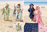 Next英国代购女童男童恐龙立体带帽沙滩披风浴巾粉色花卉斗篷毛巾