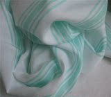 1.5米宽 纯棉天丝 玉绿色条纹 柔软丝滑 全棉布料 做被套床单布料