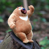 正版熊出没毛绒玩具 光头强熊大玩偶熊二公仔送儿童节生日礼物