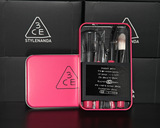 包邮 7支粉色化妆刷套盒7支装化妆工具腮红散粉刷方便携带 铁盒