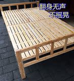 重庆 包邮 实木 折叠床 单人床 环保 双人床 柏木 促销 无需安装