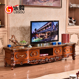 欧式电视柜 实木大理石电视柜茶几组合小户型 简约客厅家具 新款