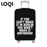 LOQI新品旅行箱保护套美旅日默瓦通用箱套高端耐磨加厚行李箱箱套