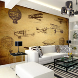 欧式新古典壁纸怀古典雅咖啡馆壁画卧室客厅电视背景墙 墙纸
